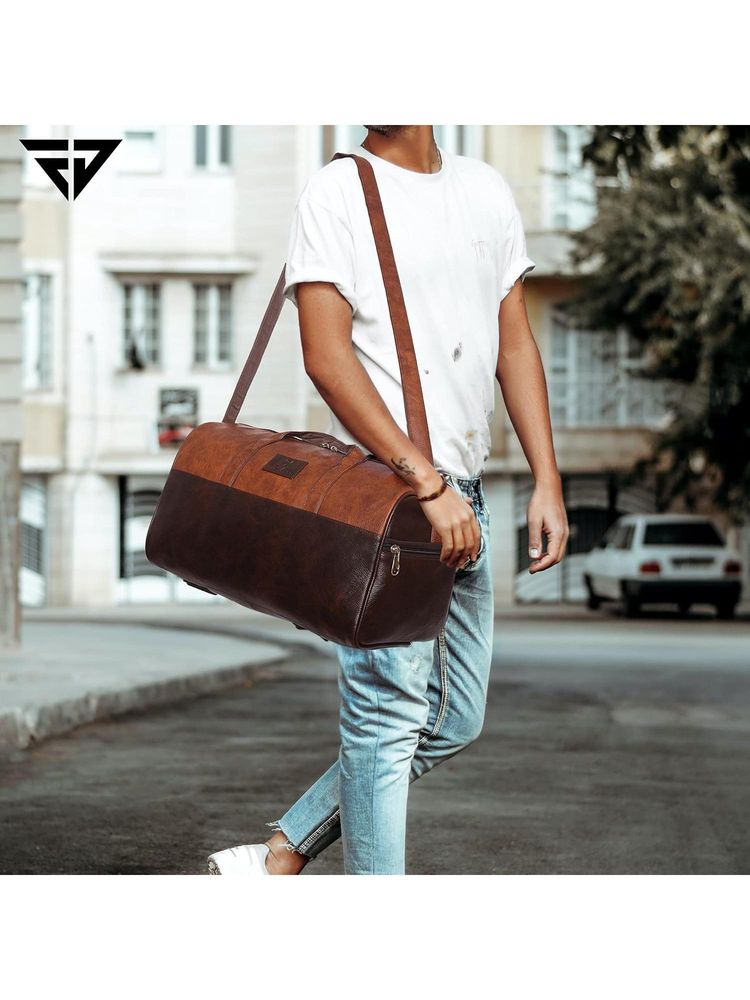 FUR JADEN 25L Weekend Trip Duffle Bag With Detachable Strap (M)-picture-25