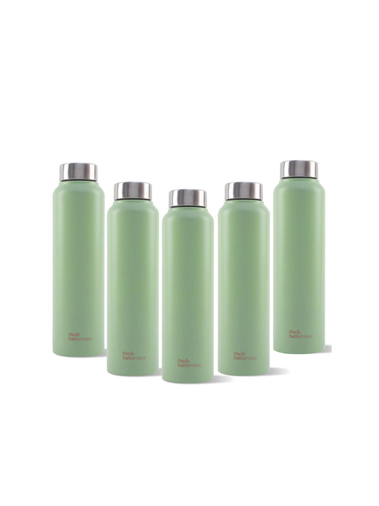 The Better Home Green Stainless Steel Bottle 1L (Pack Of 5)-picture-11
