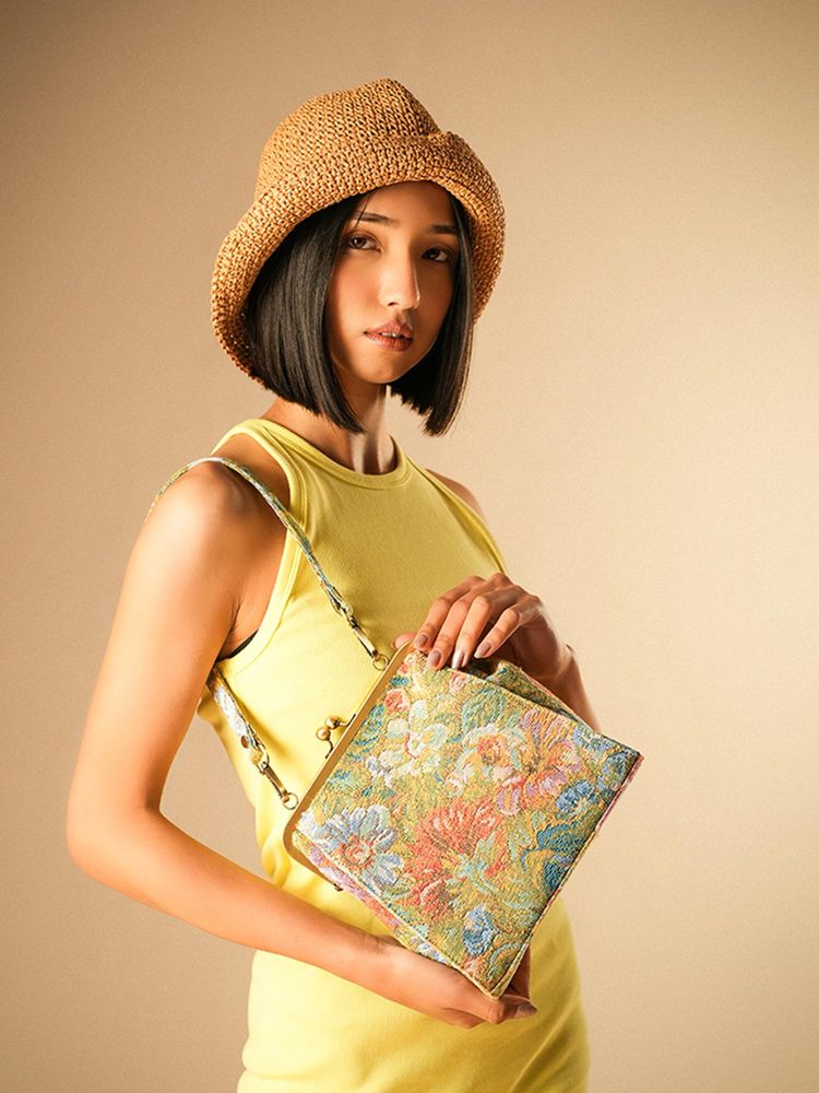 Theater Women Iris Floral Sling Bag with Detachable Strap-picture-21