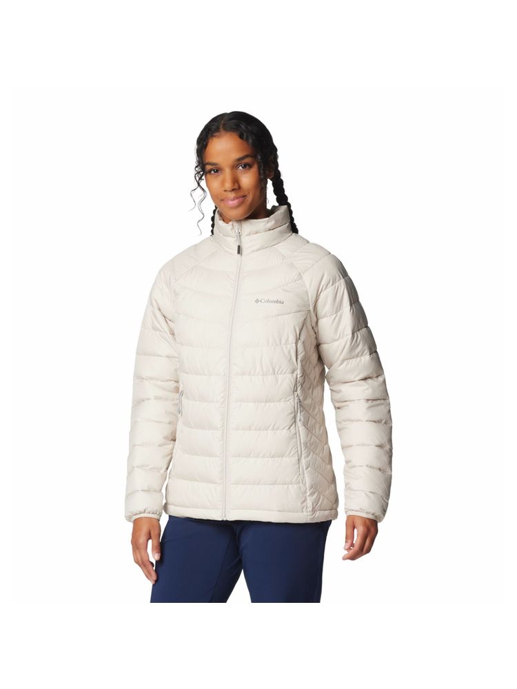 Columbia Womens Beige Omni-Heat Reflective Powder Lite II Full Zip Jacket-image-7