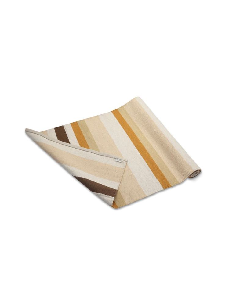 Core Asana Cotton Mat- Stripe Pattern Latte-picture-24