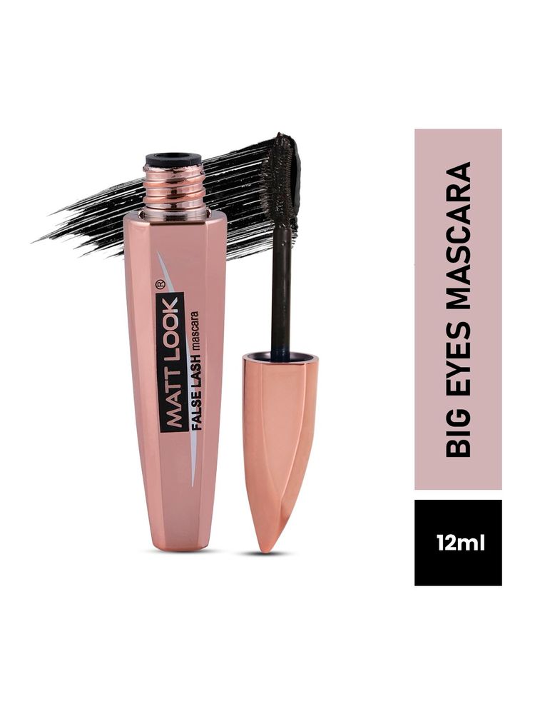 Matt look Eye Makeup Curl & Volume Waterproof False Lash Mascara - Black-picture-16