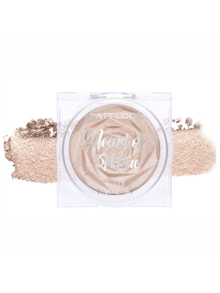 Matt look Heart Of Mine Baked Highlighter-image-25