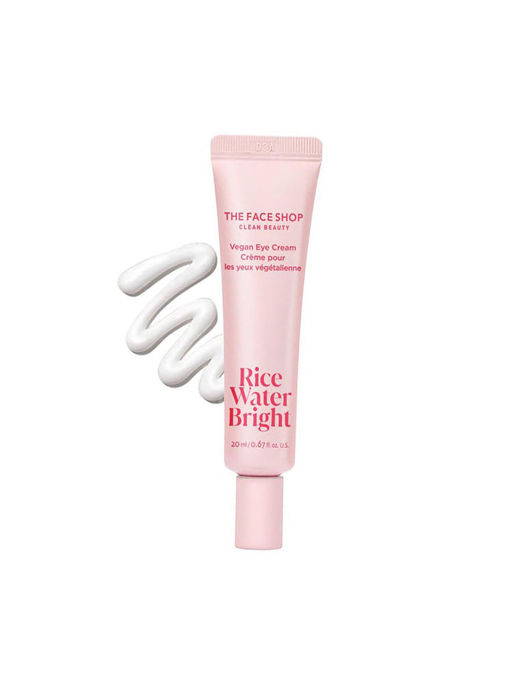 The Face Shop Rice Water Eye Cream with Niacinamide, Brightens & Moisturizes Under Eye Dark Circles-picture-28