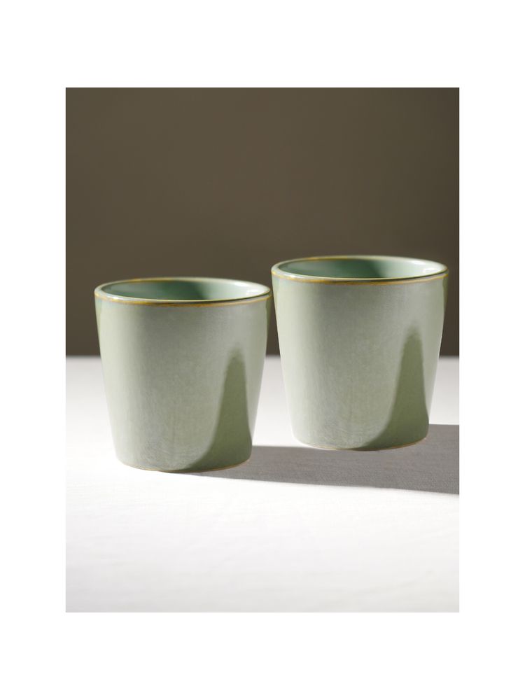 Pure Home + Living Green Ceramic Pots Set of 2 Large-picture-28