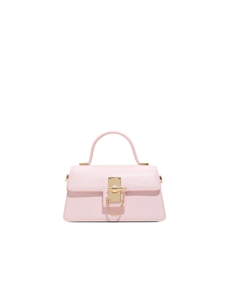 Aldo Calluna Pink Womens Top Handle Sling Bag with Detachable Strap-picture-13