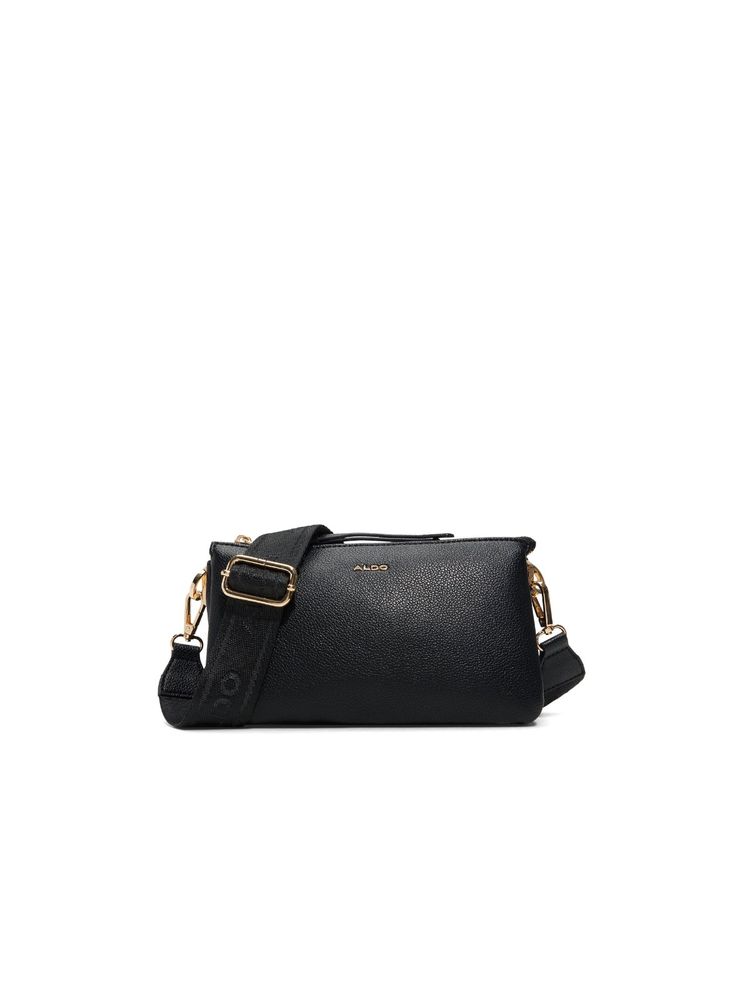 Aldo Cialy Black Womens Cross Body Bag with Detachable Strap-image-44