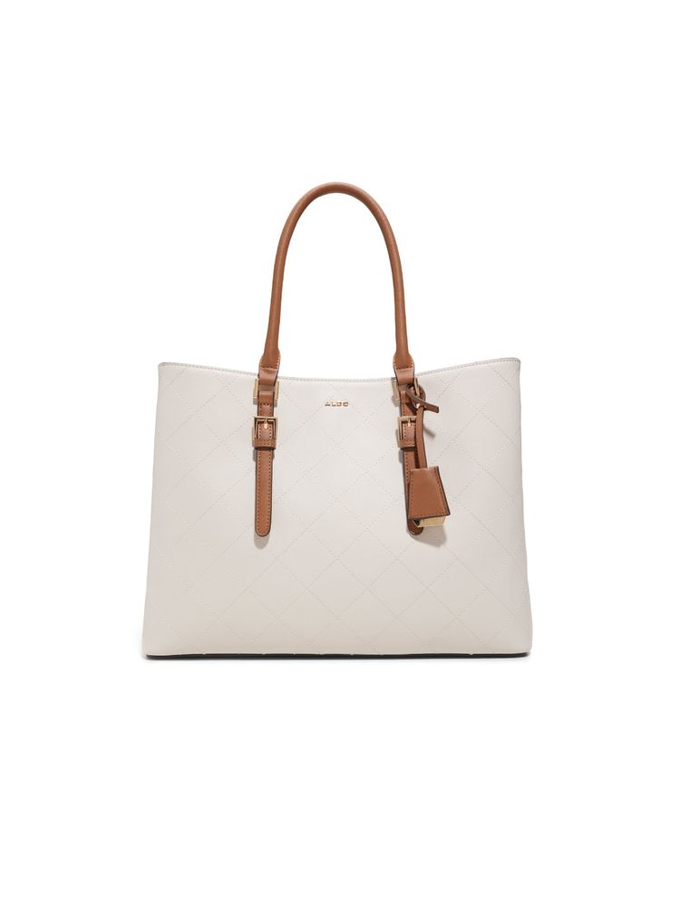 Aldo Tarandi White Womens Tote Bag with Detachable Strap-image-19