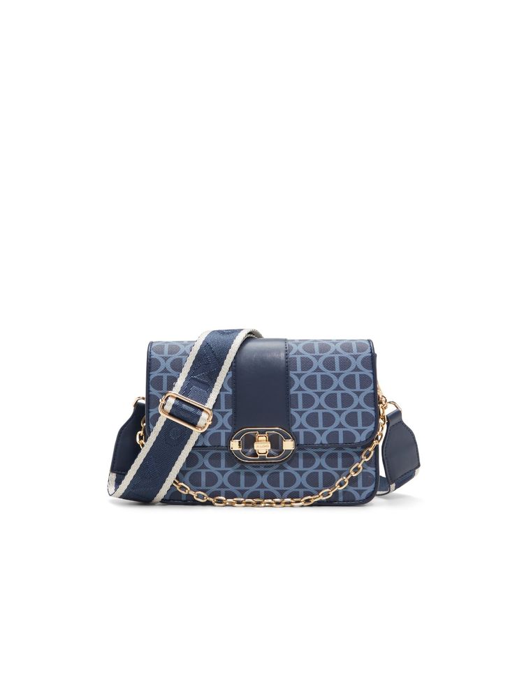 Aldo Toulon Navy Womens Cross Body Bag with Detachable Strap and Handle-image-49
