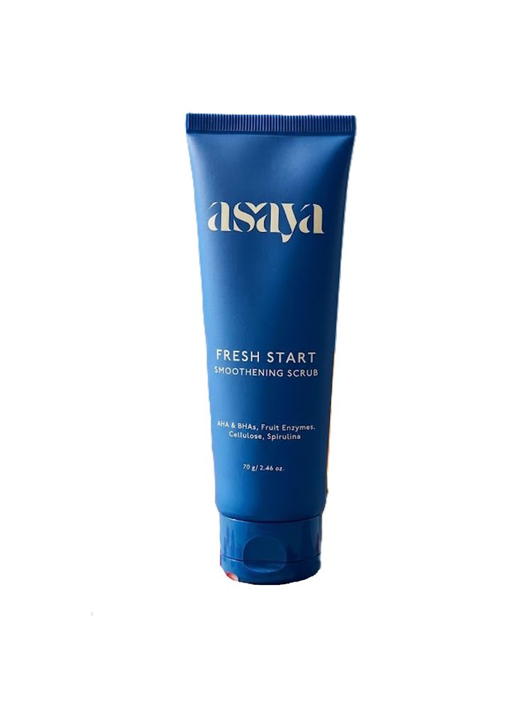 Asaya Fresh Start Smoothening Scrub AHA BHA Face And Body Exfoliator-picture-2