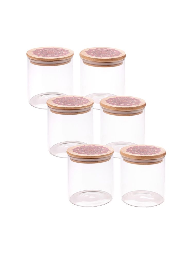 The Better Home Borosilicate Jar Set (Pack of 6) LP075-A-picture-14