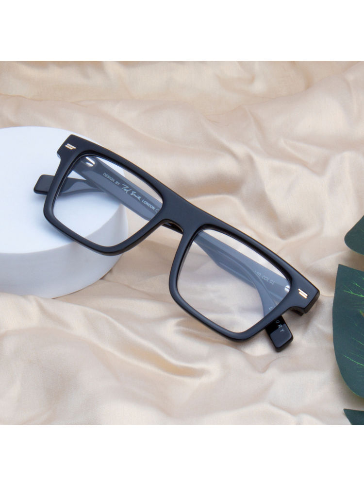 TED SMITH Black Square Premium Italian Acetate Frame For Unisex (BOYD_C1)-picture-16