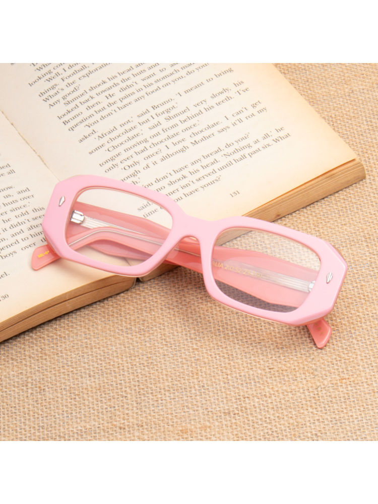 TED SMITH Pink Rectangle Premium Italian Acetate Frame For Unisex (DALIA 2.0_C5)-picture-23