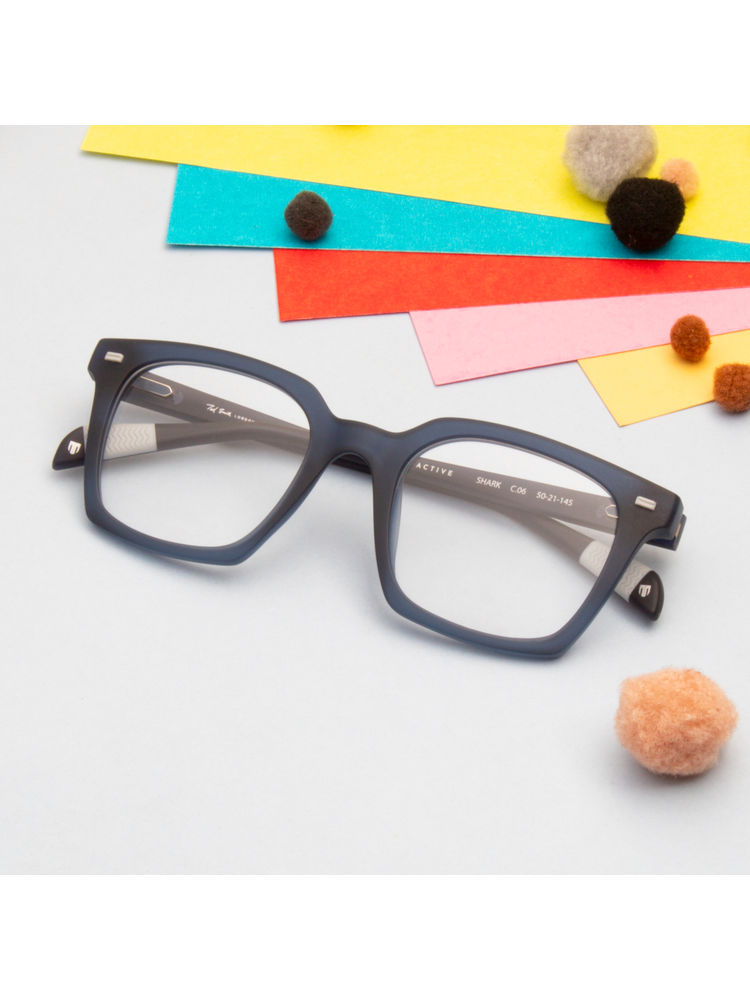 TED SMITH Blue Square Tr90 Frame For Unisex (SHARK_C6)-picture-18