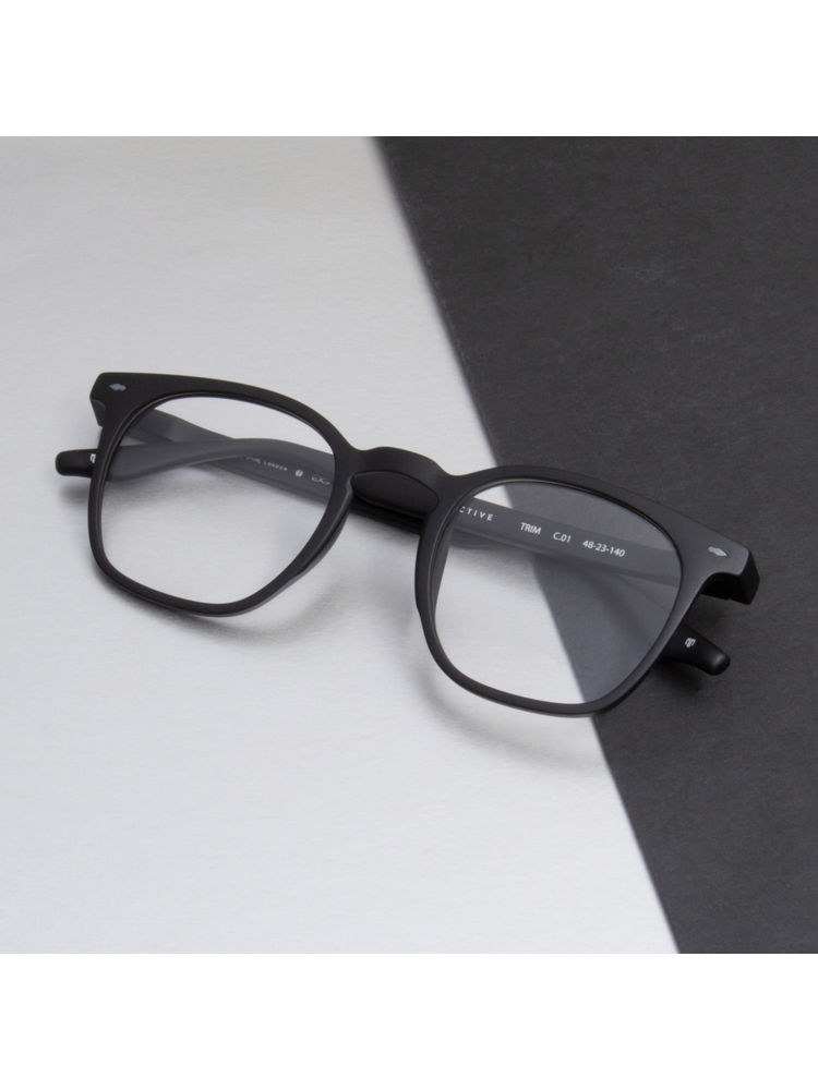 TED SMITH Black Square Tr90 Frame For Unisex (TRIM_C1)-picture-11