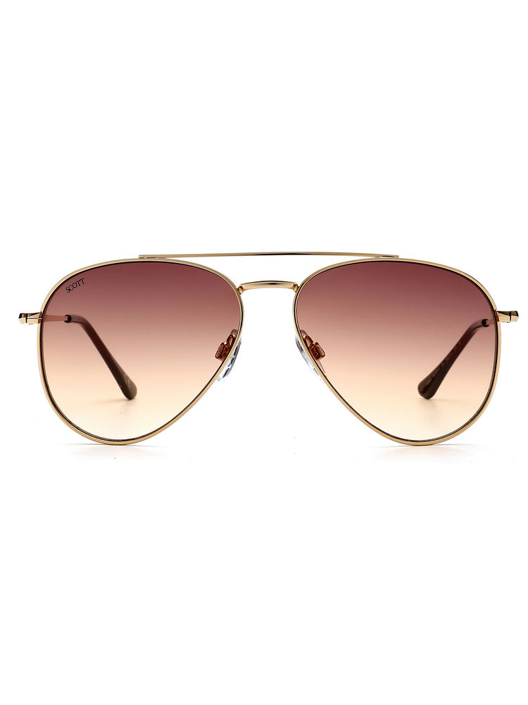 scott accessories Scott Sunglasses Smoke Orange Lens Aviator Sunglass Full Rim Gold Frame (58)-picture-16