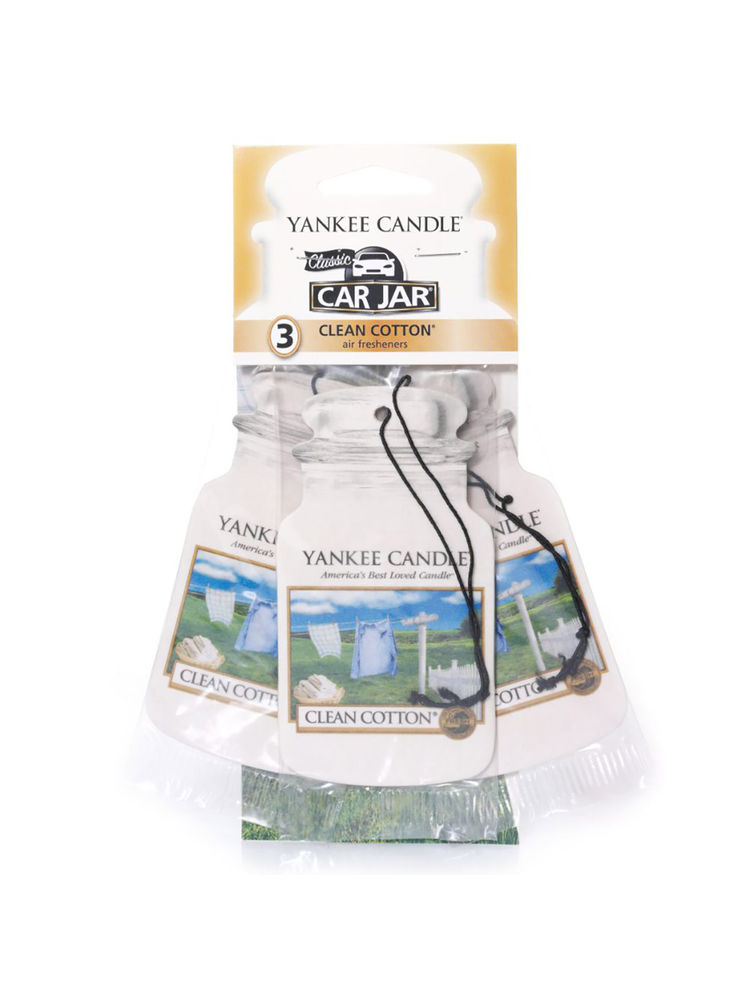Yankee Candle Clean Cotton Single Car Jar Air Freshener-picture-24