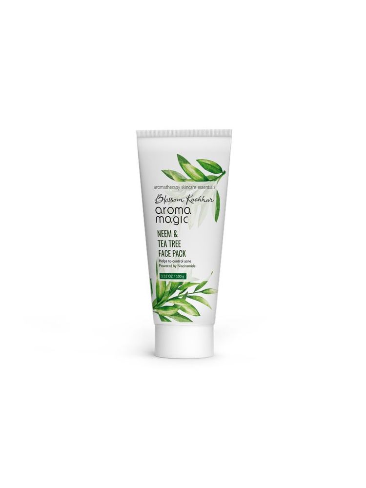 Aroma Magic Neem & Tea Tree Face Pack Powered By Niacinamide-picture-46