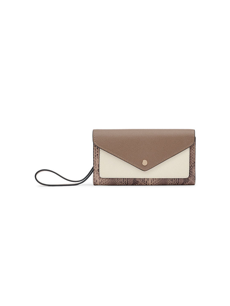 MIRAGGIO Taupe Solid Wallet-image-36