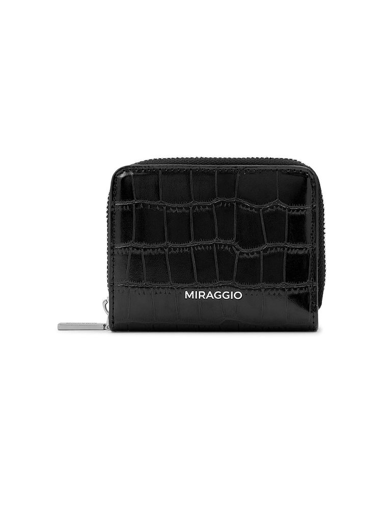 MIRAGGIO Black Textured Wallet-picture-16