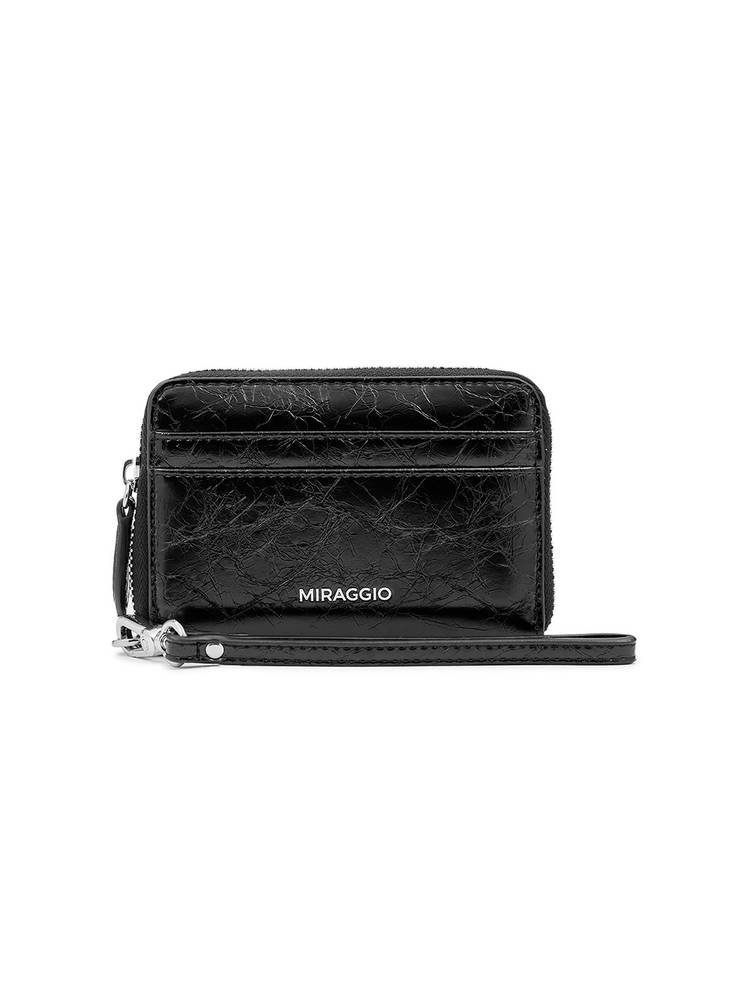 MIRAGGIO Black Textured Wallet-picture-43