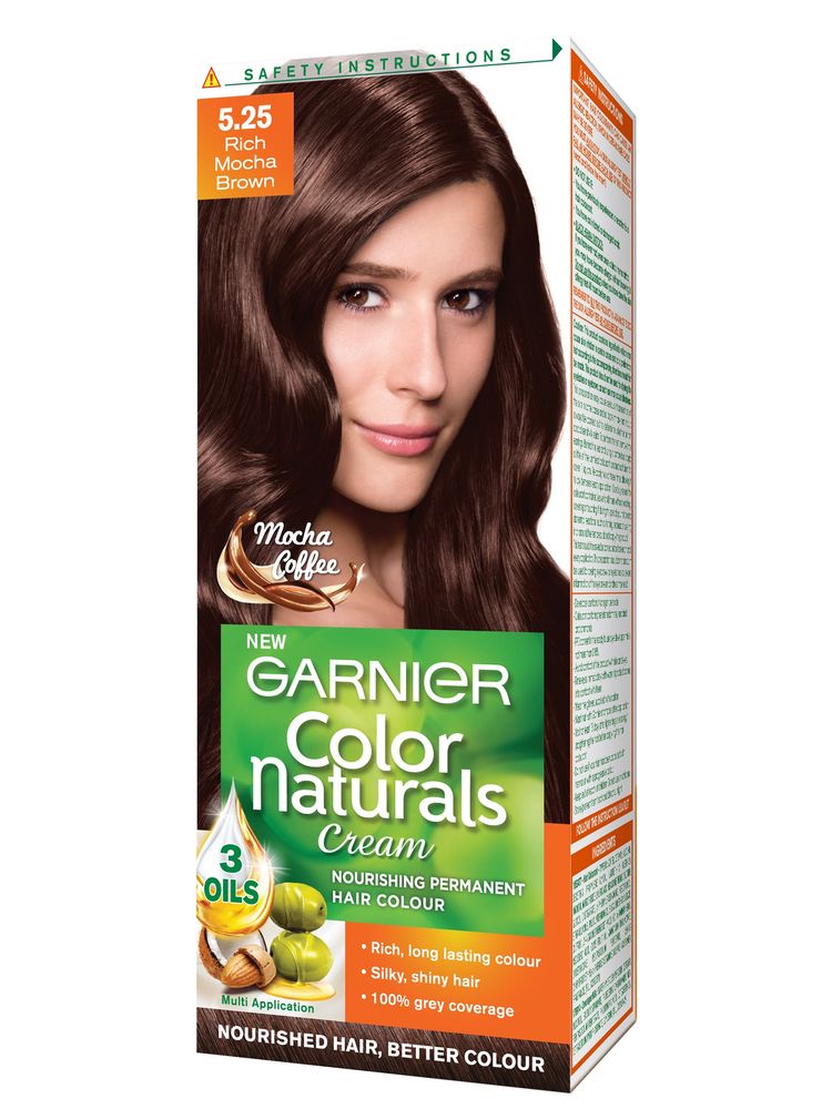 Garnier Hair Colouring Creme,Long-lasting,Smoothness & Shine,Color Naturals