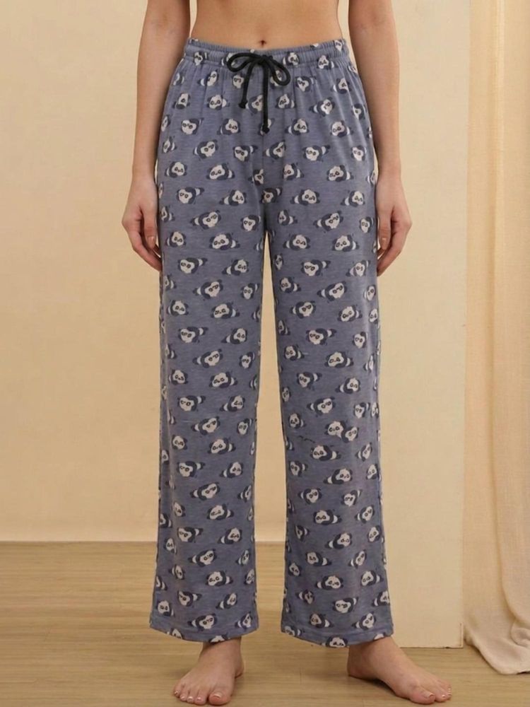 Kryptic Women Cotton Regular Fit Printed Pyjama with Side Pocket-image-2