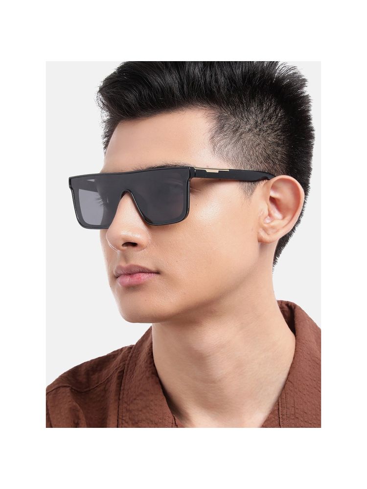 Carlton London Black with Polarised Wayfarer Sunglasses (CLSM502)-image-48