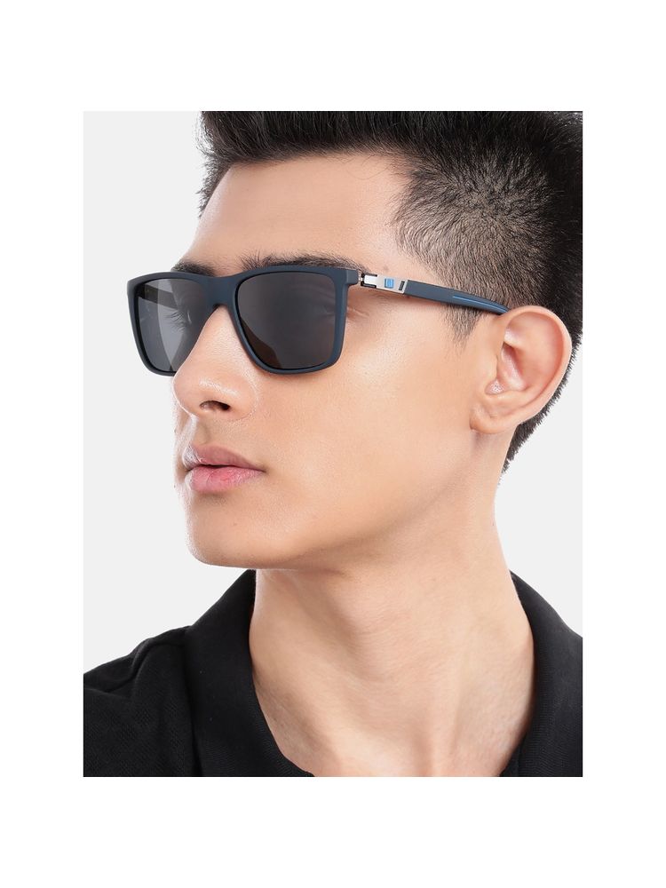 Carlton London Blue Toned with Polarised Lens Rectangle Sunglasses (CLSM510)-picture-14