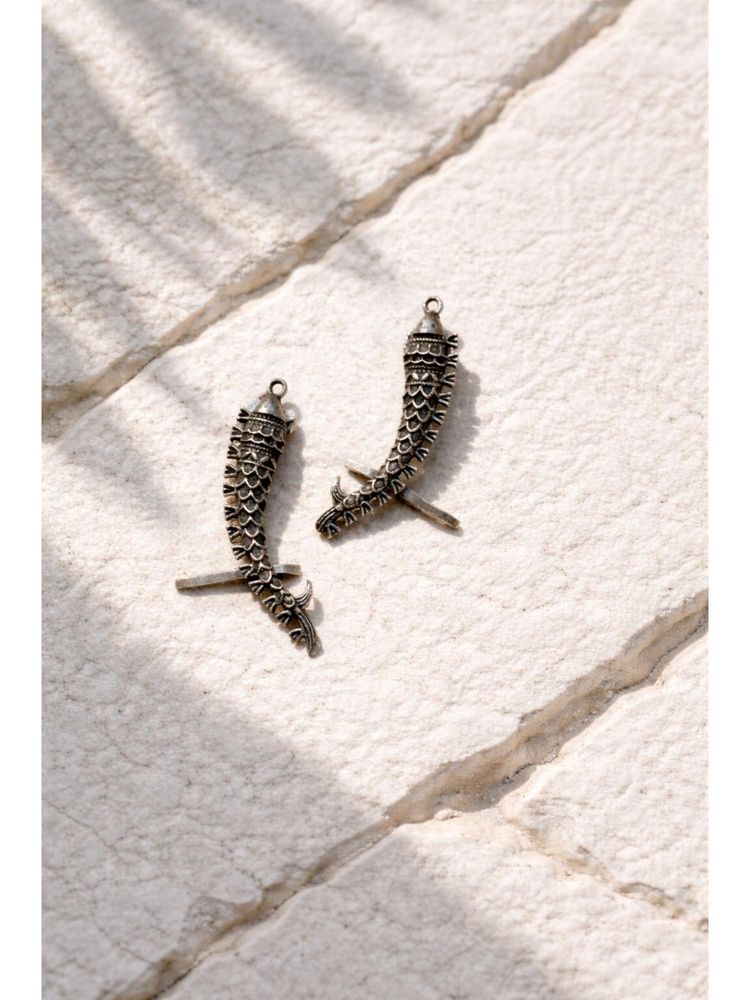 Niska Women Luna Silver Ear Cuff Earrings-image-17