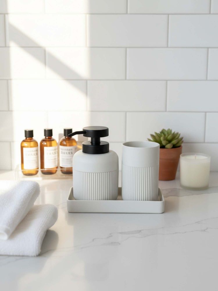 Mason Home Chaton Bathroom Set- Ivory - (Set of 3)-picture-19