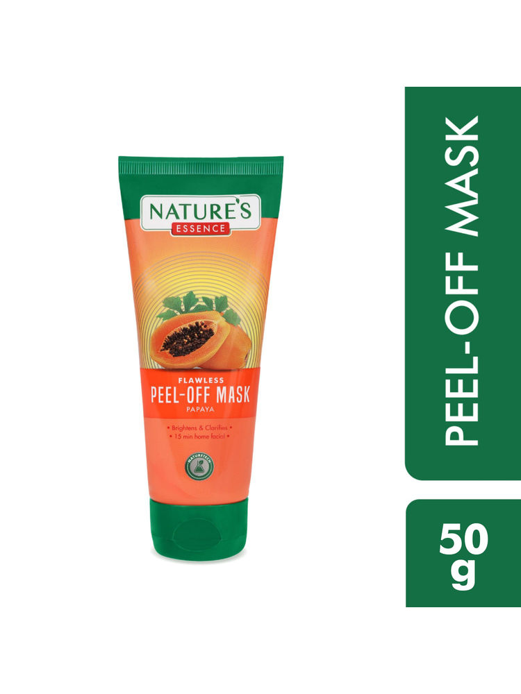 Natures Essence Flawless Peel-Off Mask For Glowing Skin Papaya Face Mask-image-17