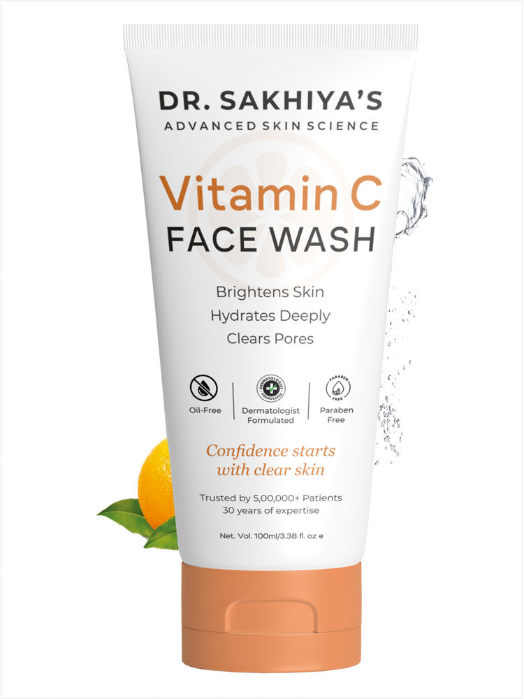Dr. Sakhiya Vitamin C Face Wash Brightening & Antioxidant Cleanser for Glowing Skin-picture-22
