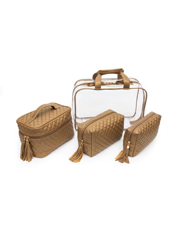 SG By Sonia Gulrajani Antique Gold Wanderer Pouch Set - Grande-image-44