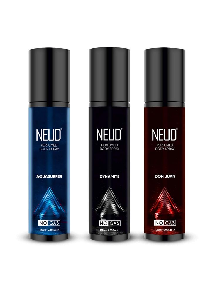 Neud 3-in-1 Perfumed Body Sprays For Men