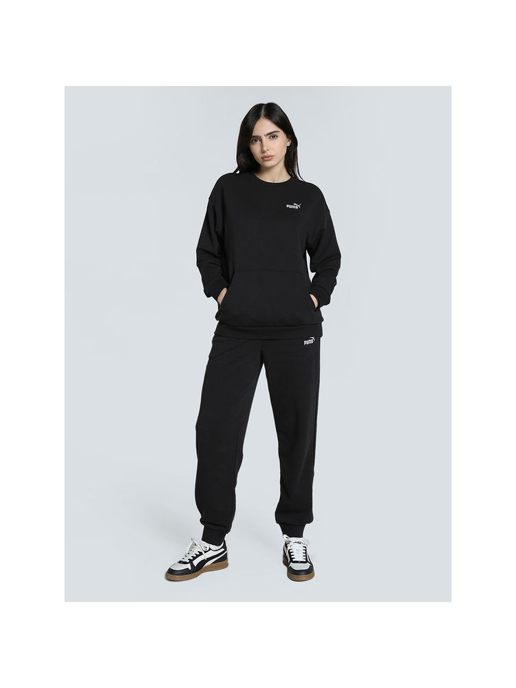 Puma Relaxed Cl Women Black Tracksuit (Set of 2)-picture-10