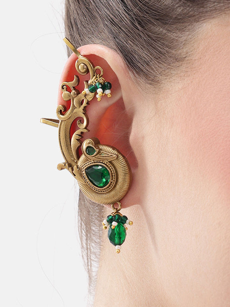 Nuyug Regal Emerald Vrinda Ear cuff-picture-22
