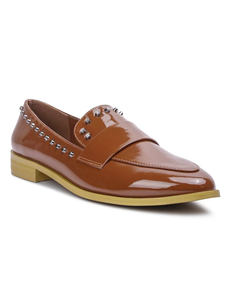Rag & Co Solid Tan Loafers-picture-24