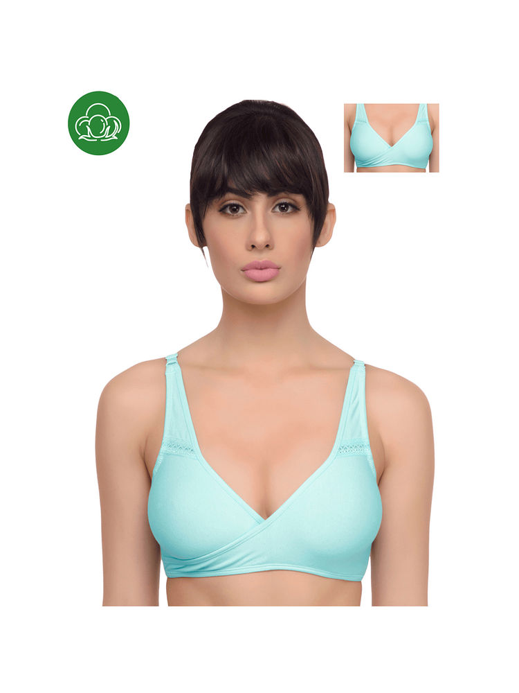Inner Sense Organic Antimicrobial Sleeping/Feeding Bra Pack of 2 - Blue-image-16