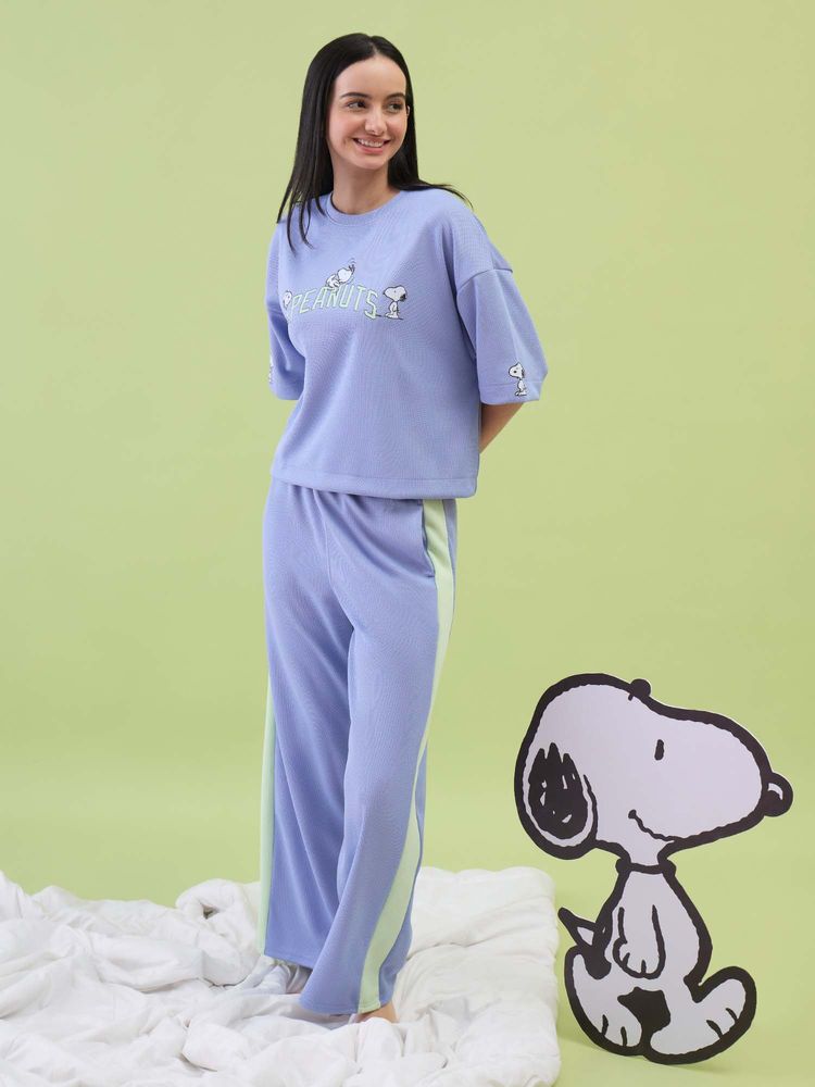 Sweet Dreams Womens Cute Snoopy Peanuts T-Shirt with Pyjama-picture-19