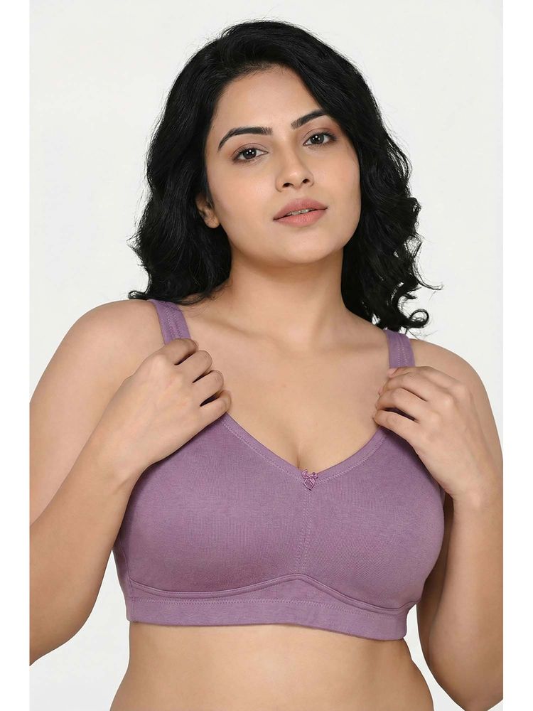 Zivame True Curve Double Layered Non Wired Full Support Bra - Valerian-picture-23