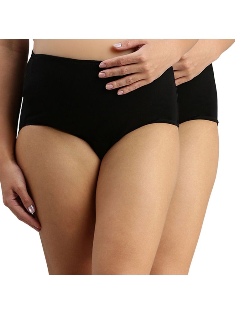 Morph Maternity Pack Of 2 Maternity Panties - Black-picture-28
