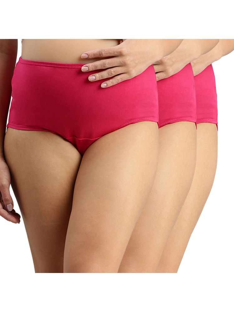 Morph Maternity Pack Of 3 Maternity Panties - Pink-image-2