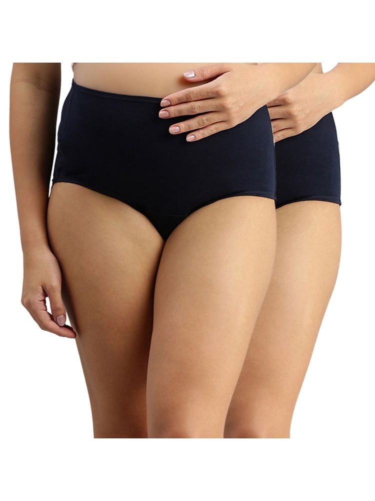 Morph Maternity Pack Of 2 Maternity Hygiene Panties - Blue-picture-21