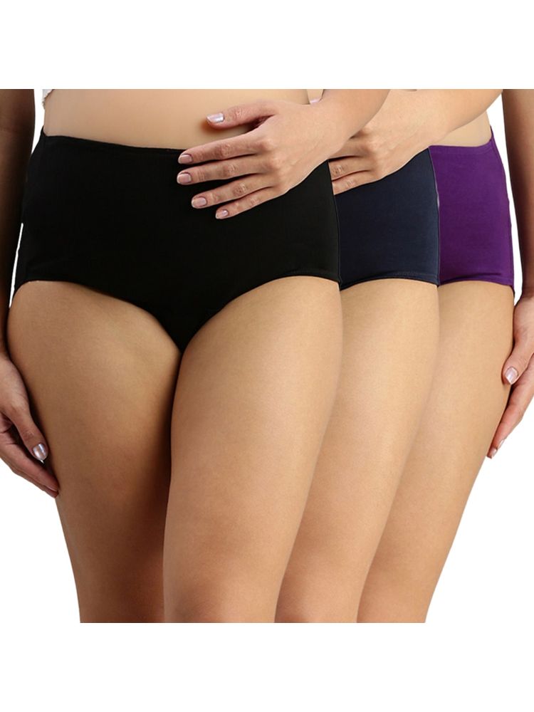 Morph Maternity Pack Of 3 Maternity Hygiene Panties - Multi-Color-picture-23