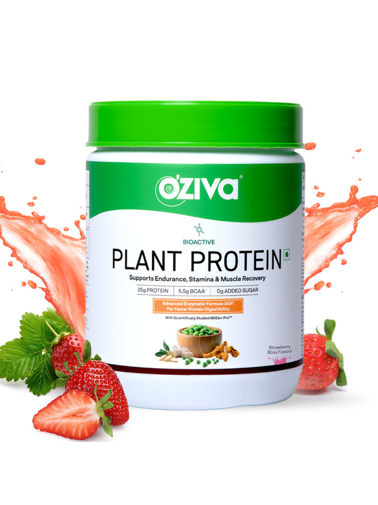 Oziva Bioactive Plant Protein Powder - Strawberry-picture-25