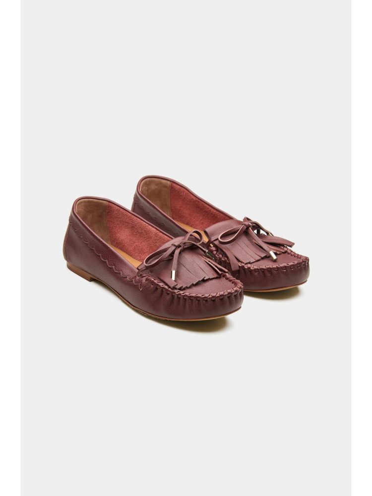 Oroh Women Maroon Northampton Moccasins-picture-14