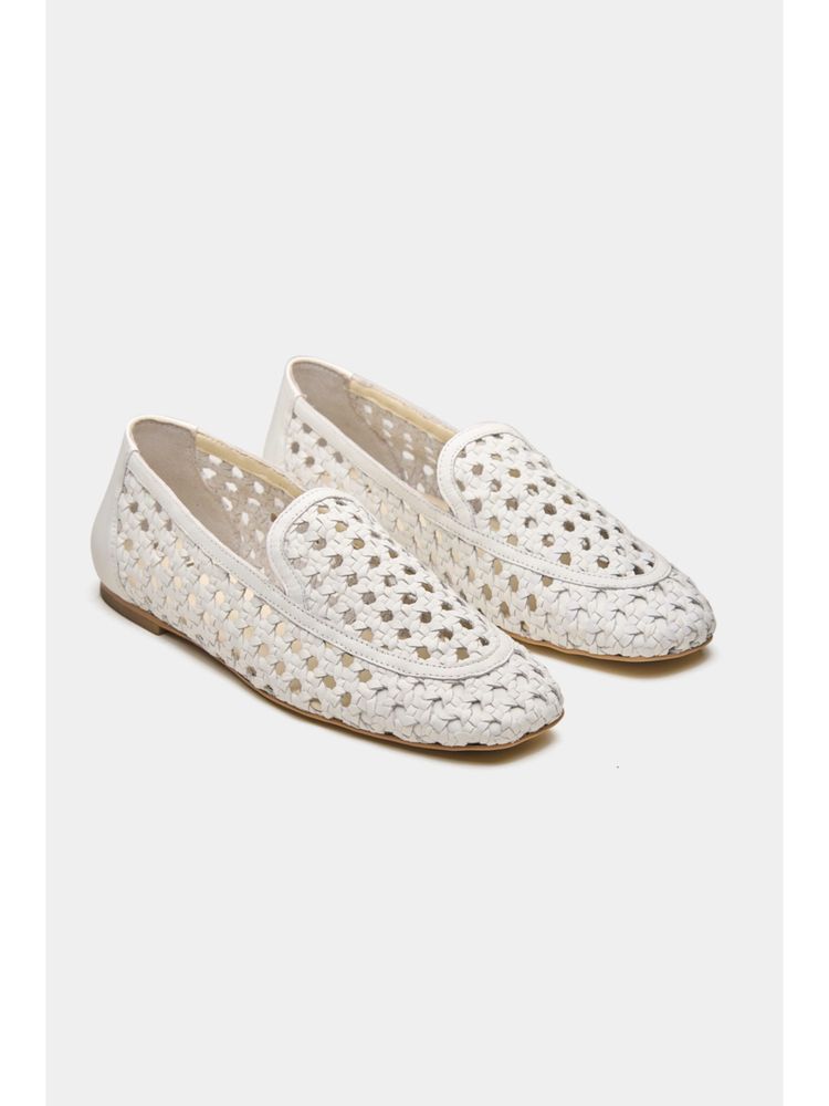 Oroh Women White Seren Loafers-picture-25