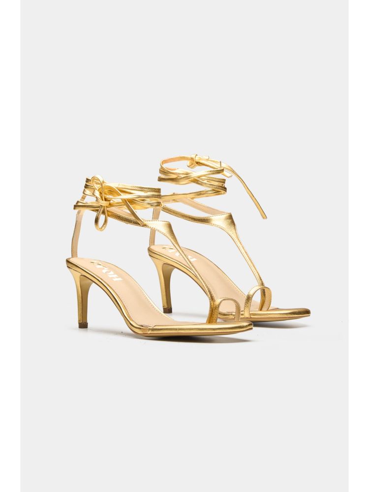 Oroh Women Gold Europa Stiletto Heels-image-35