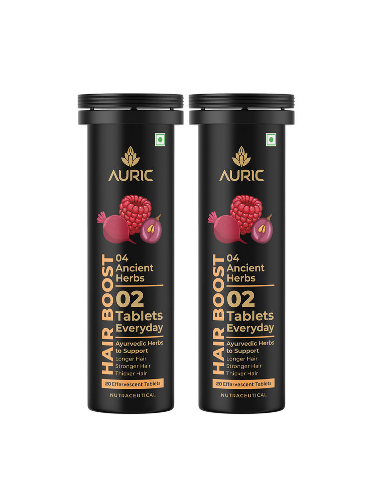 Auric Ancient Herbs Hair Boost Tablets - Pack Of 2-image-38